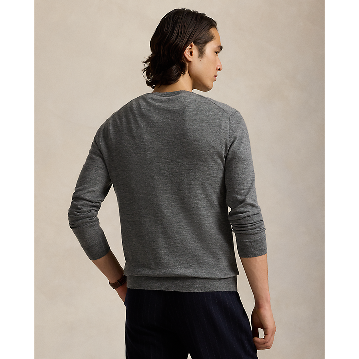 PRL Slim Fit Washable Wool V-Neck Jumper/Pulover 710946142002