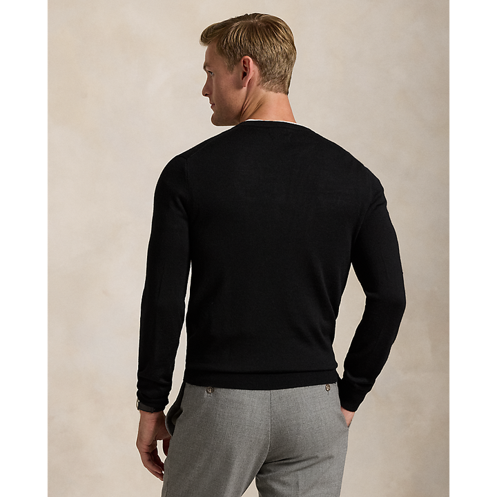 PRL Slim Fit Washable Wool Crewneck Jumper /Pulover 710946143004