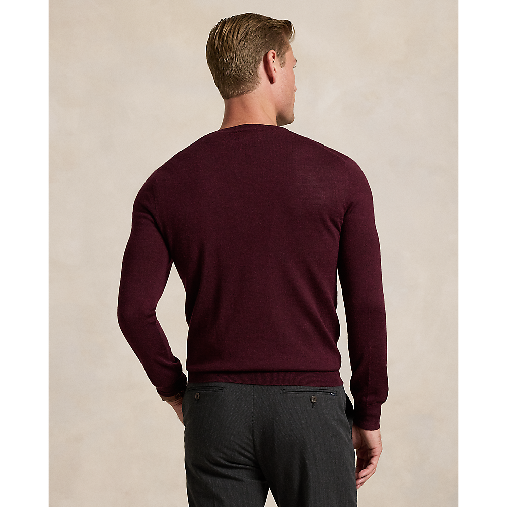PRLSlim Fit Washable Wool Crewneck Jumper /Pulover 710946143005