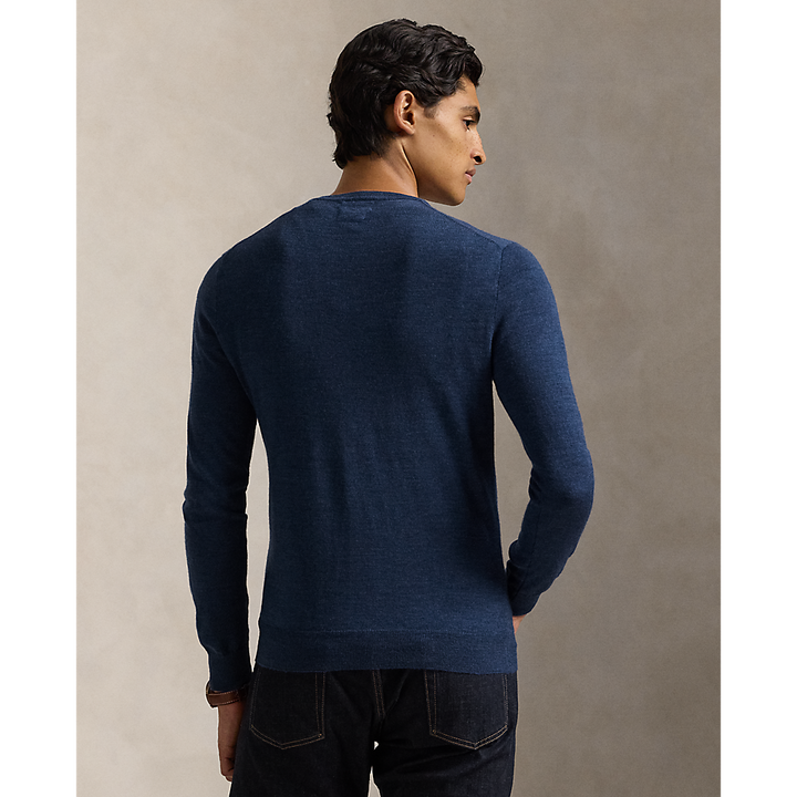 PRL Slim Fit Washable Wool Crewneck Jumper /Pulover 710946143006