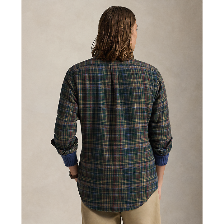 PRL Custom Fit Plaid Brushed Flannel Shirt/Košulja 710953355003