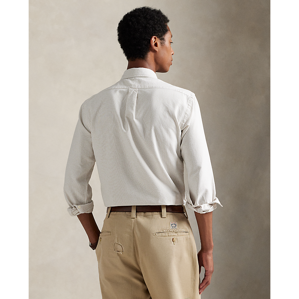 PRL Custom Fit Striped Oxford Shirt/Košulja 710953704007