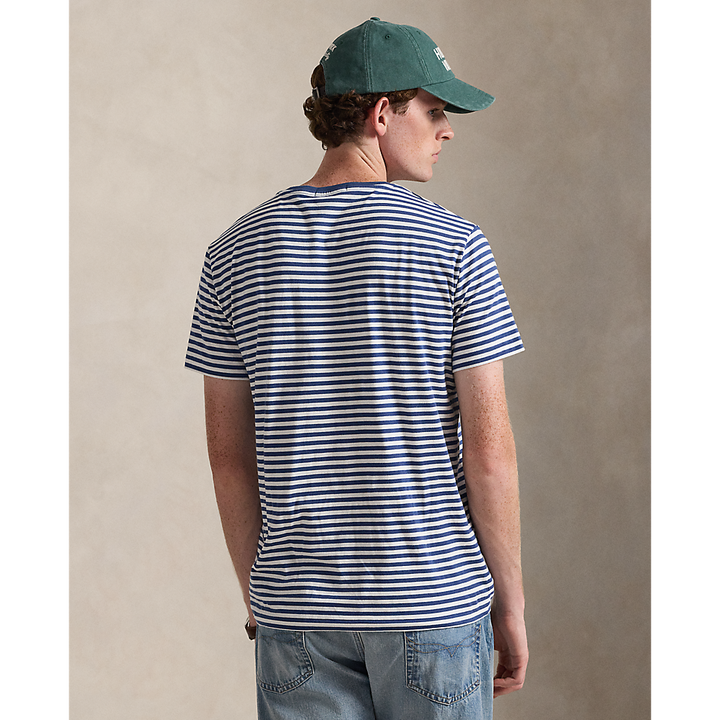 PRL Custom Slim Fit Striped Jersey T-Shirt/ Majica 710956828005