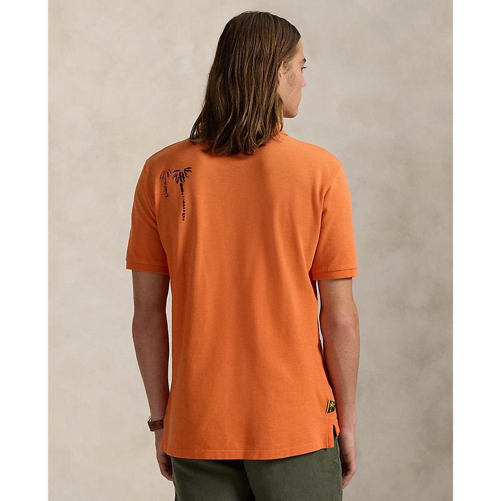 PRL Classic Fit Mesh Graphic Polo Shirt/Polo majica 710958250001