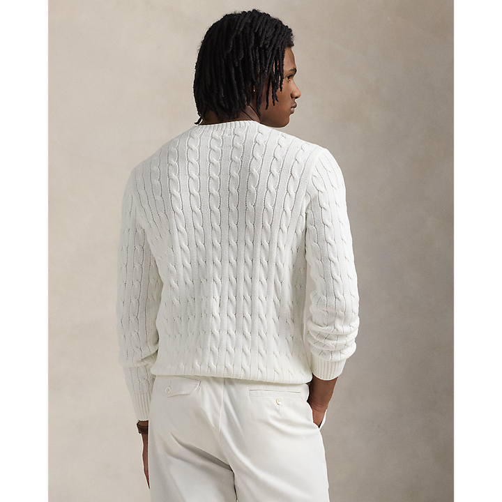 PRL Cable Knit Cotton Crewneck Sweater/ Pulover 710961151002
