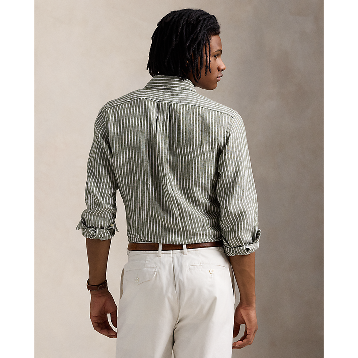 PRL Custom Fit Striped Linen Shirt/Košulja 710961264002