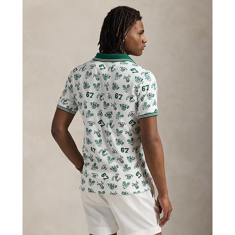 PRL Custom slim Fit Print Mesh Polo Shirt/Polo Majica 710963484001
