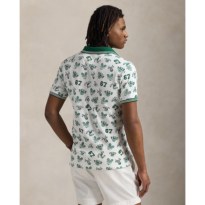 PRL Custom slim Fit Print Mesh Polo Shirt/Polo Majica 710963484001