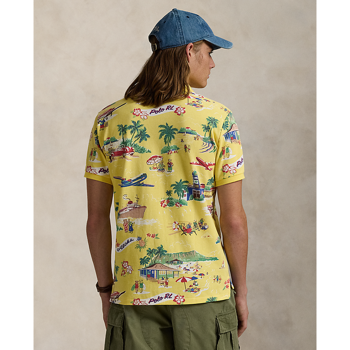PRL Custom Slim Polo Bear Mesh Polo Shirt/Polo Majica 710963485001