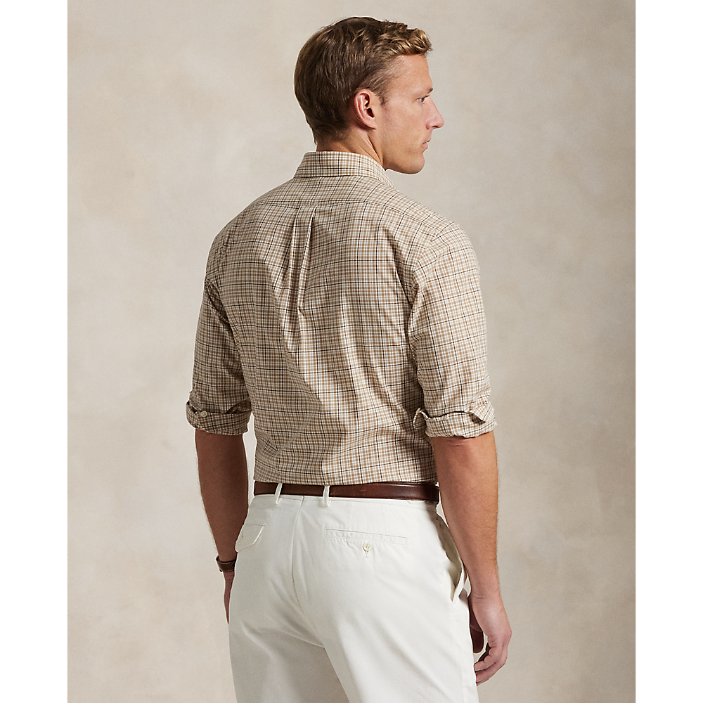 PRL Custom Fit Checked Stretch Poplin Shirt/Košulja 710968937006