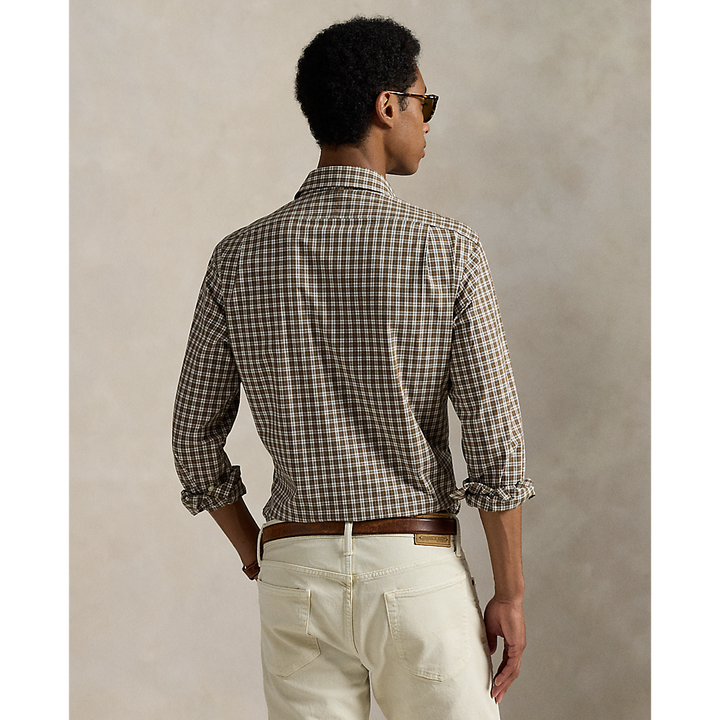 PRL Custom Fit Plaid Stretch Poplin Shirt/Košulja 710974534004