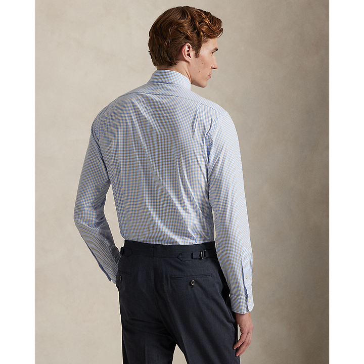 PRL Custom Fit Plaid Stretch Poplin Shirt/Košulja 710974534010