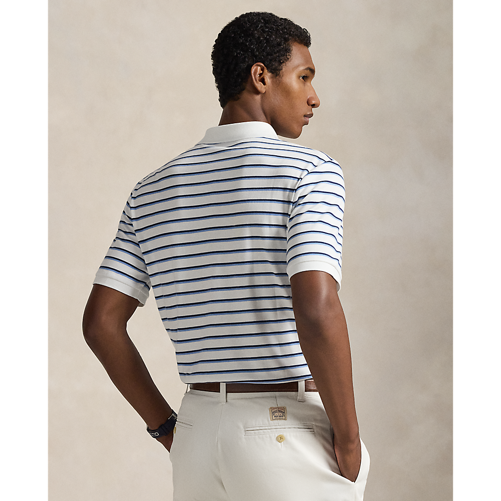PRL Custom Slim Fit Striped Soft Cotton Polo/Polo majica 710974586500