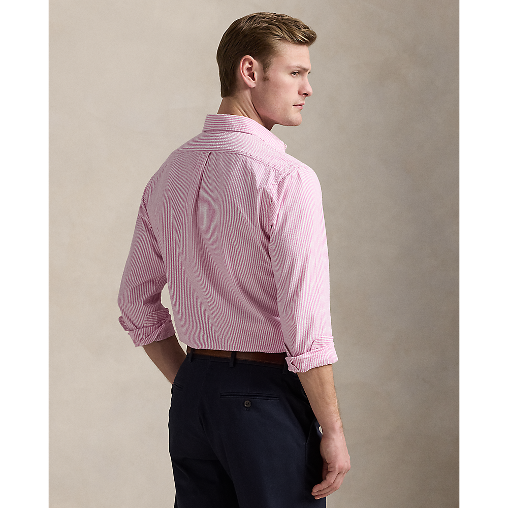 PRL Custom Fit Striped Seersucker Shirt/Košulja 710974792001