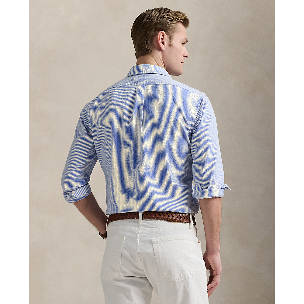 PRL Custom Fit Striped Seersucker Shirt/Košulja 710974792002