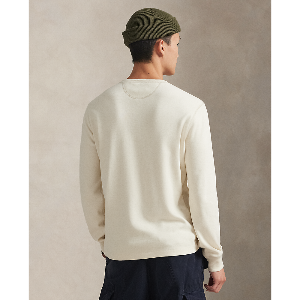 PRL Cotton Moleskin Henley Shirt/Pulover 710981784001