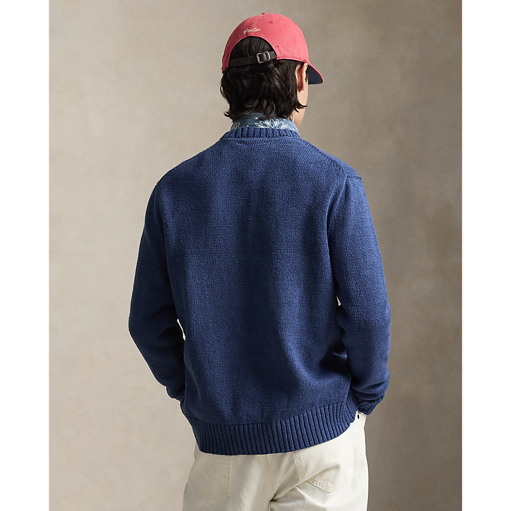 PRL Polo Bear Linen-Cotton Jumper/Pulover 710A13002001