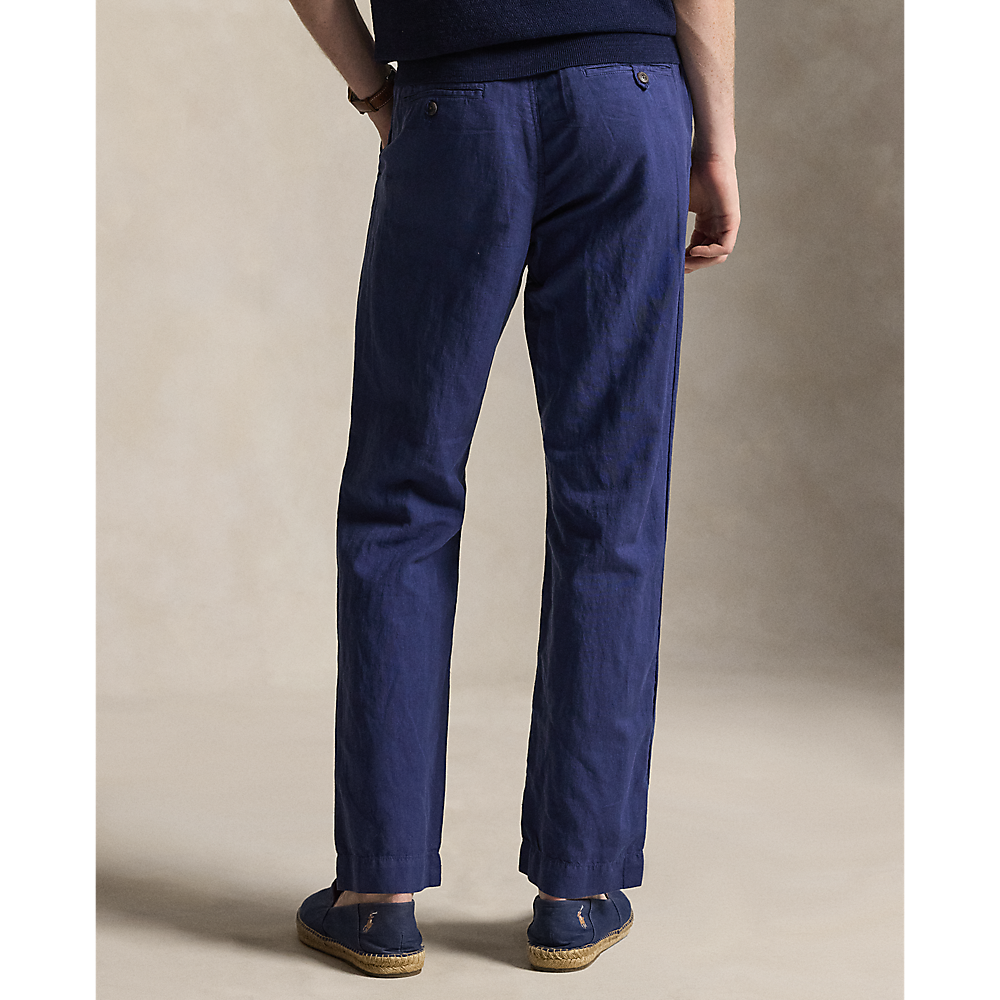 PRL Bedford Classic Fit Linen-Cotton Trouser/Hlače 710A13235002