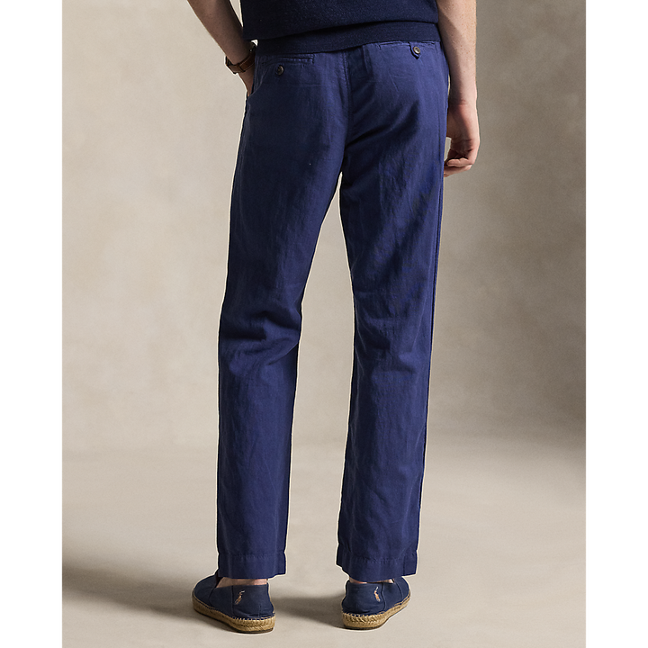 PRL Bedford Classic Fit Linen-Cotton Trouser/Hlače 710A13235002