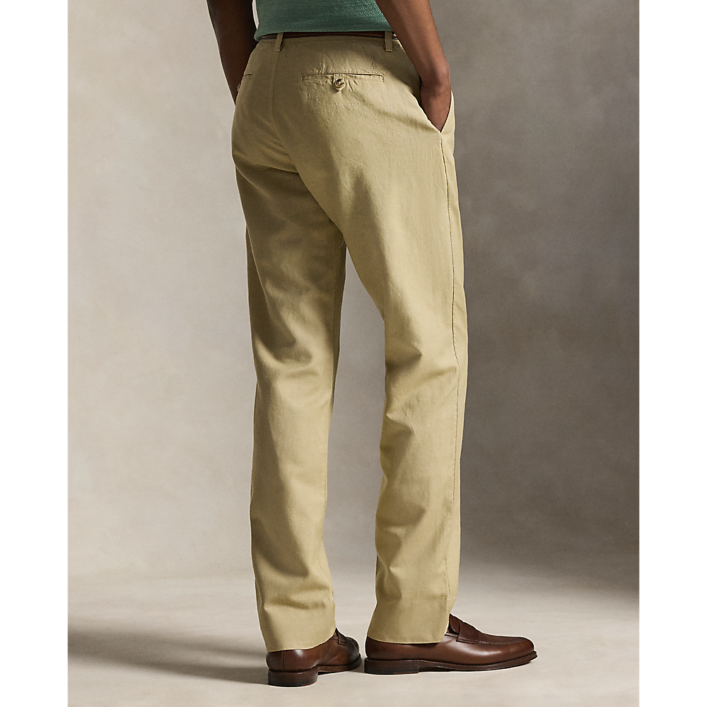 PRL Bedford Classic Fit Linen-Cotton Trouser/Hlače 710A13235005