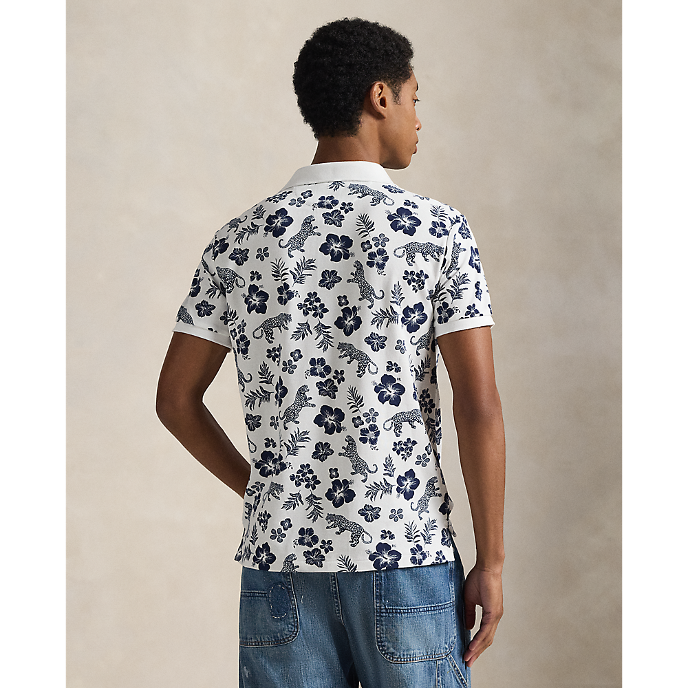 PRL Custom Slim Fit Tropical Mesh Polo Shirt/Polo majica 710B13541001