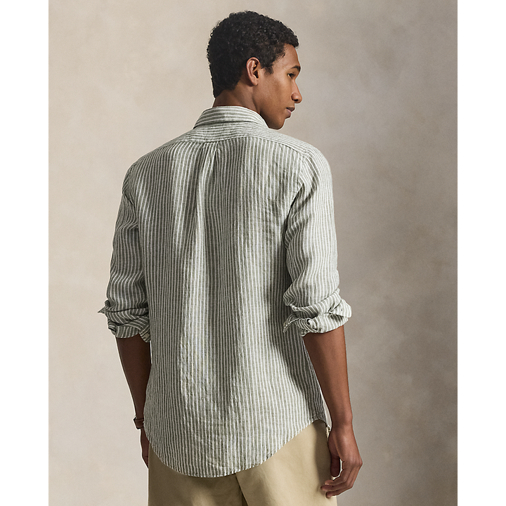 PRL Custom Fit Striped Linen Shirt/Košulja 710B15594001
