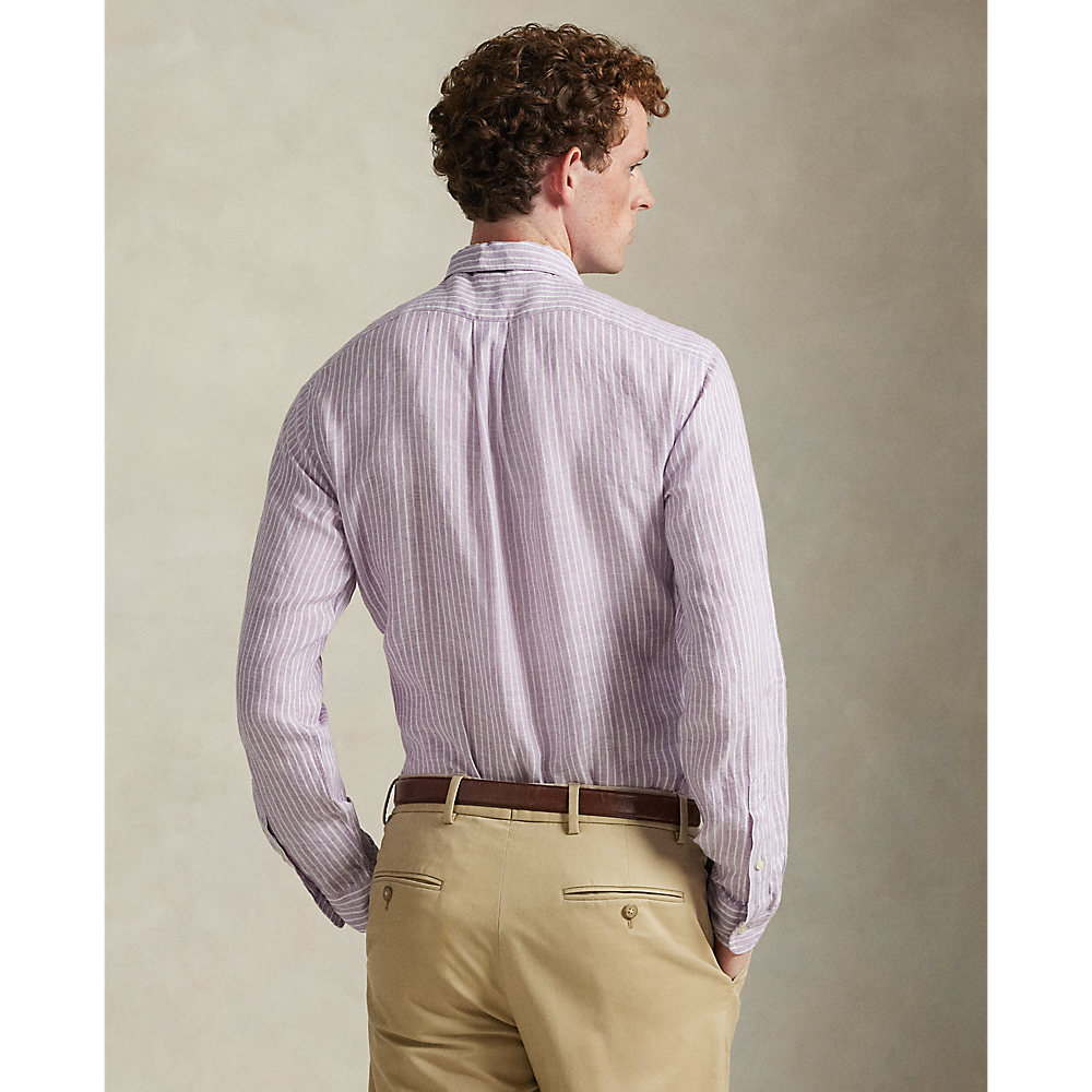 PRL Custom Fit Striped Linen Shirt/Košulja 710B15594003