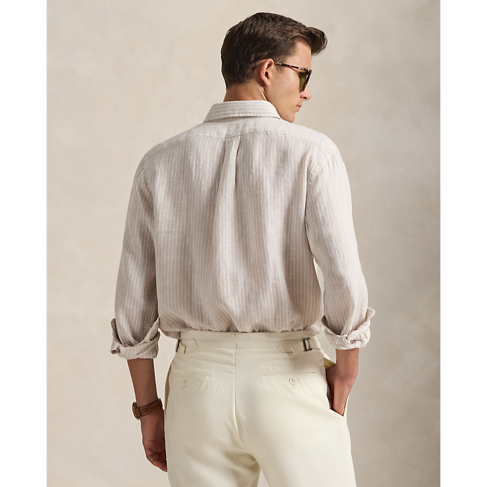 PRL Custom Fit Striped Linen Shirt/Košulja 710B15594006