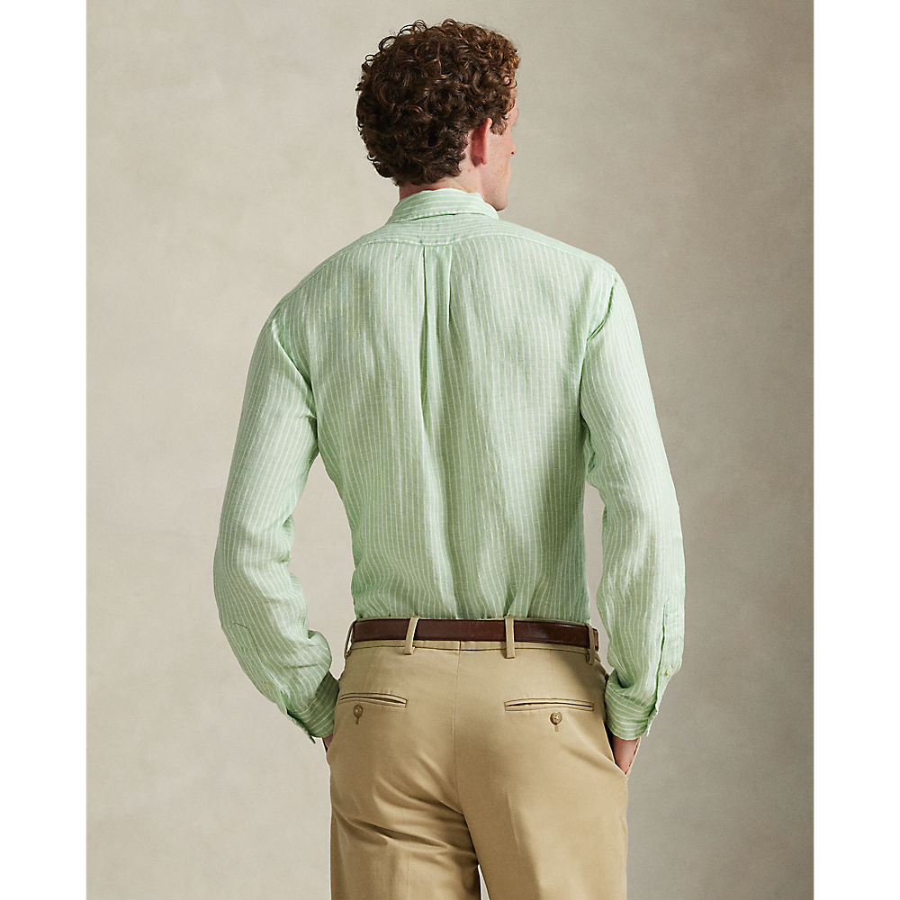 PRL Custom Fit Striped Linen Shirt/Košulja 710B15594007