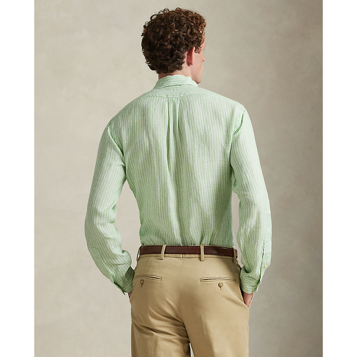 PRL Custom Fit Striped Linen Shirt/Košulja 710B15594007