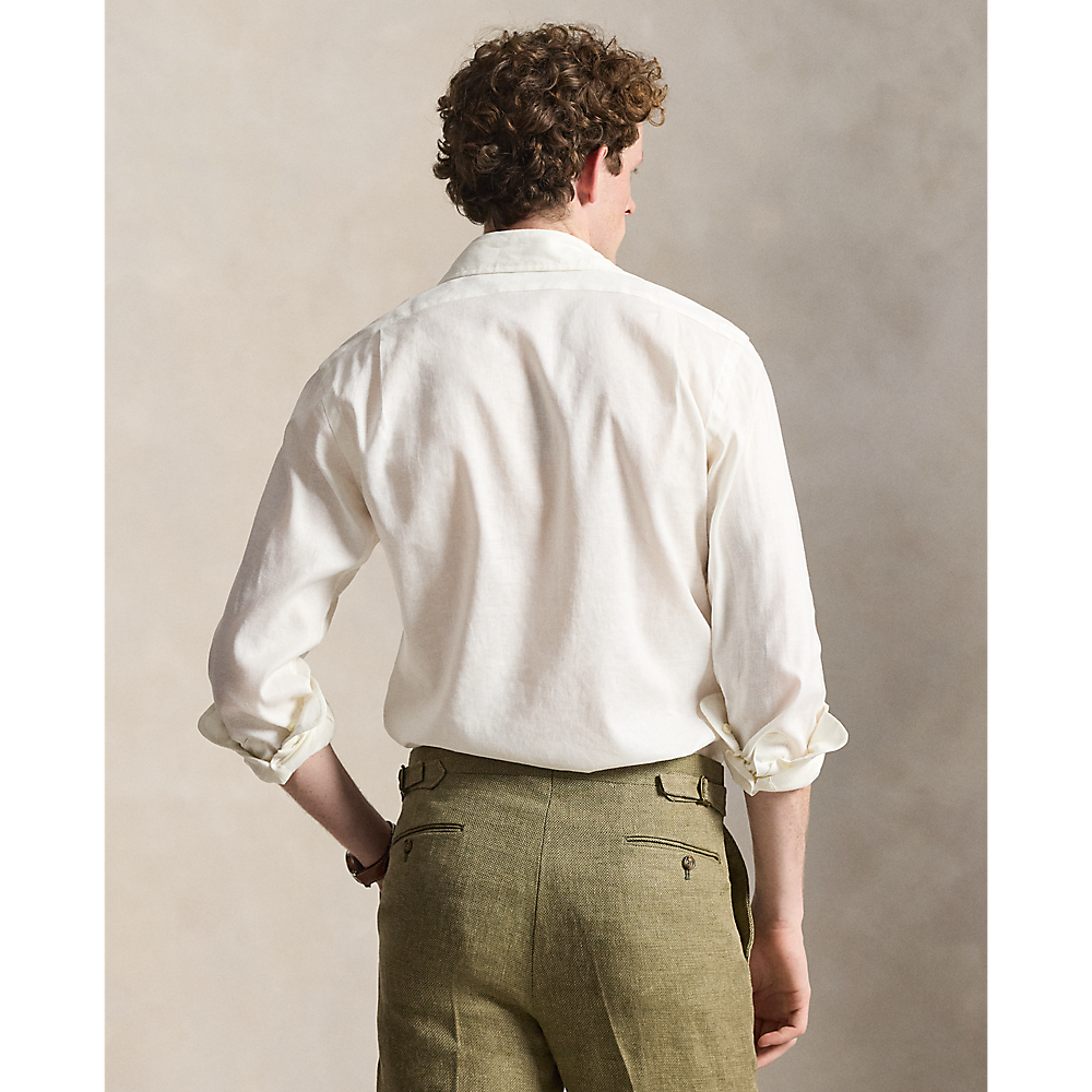 PRL Custom Fit Linen-Blend Shirt/Košulja 710B15596002
