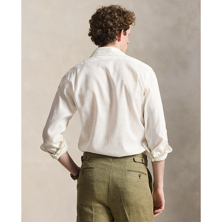 PRL Custom Fit Linen-Blend Shirt/Košulja 710B15596002