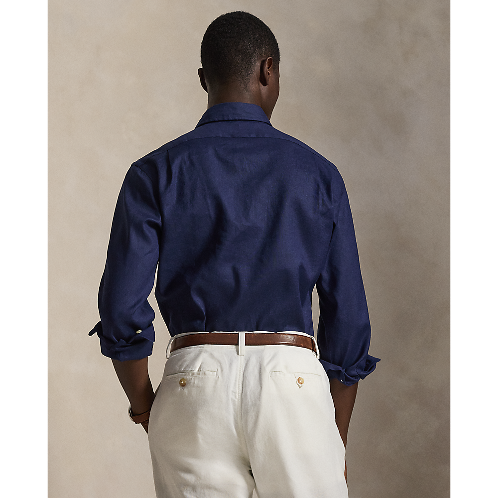 PRL Custom Fit Linen-Blend Shirt/Košulja 710B15596003