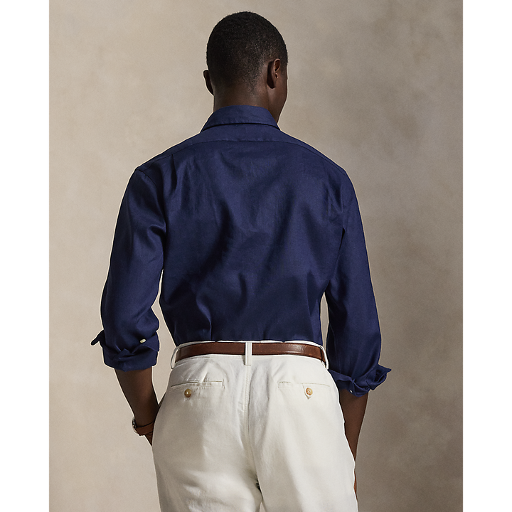 PRL Custom Fit Linen-Blend Shirt/Košulja 710B15596003