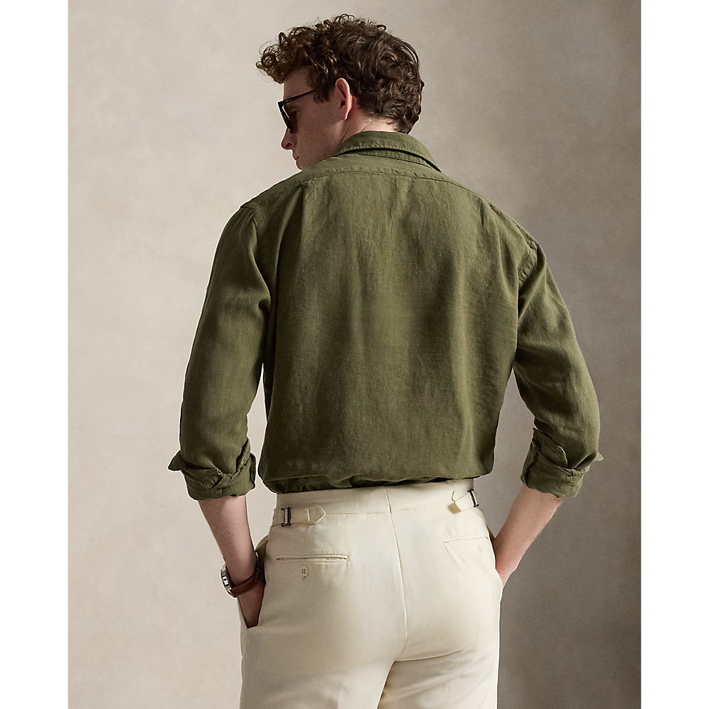PRL Custom Fit Slub Linen Shirt/ Košulja 710B15650004
