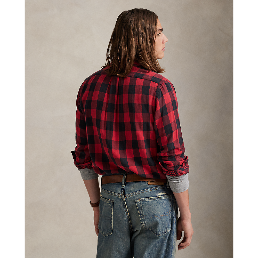 PRL Custom Fit Plaid Double-Faced Shirt/ Košulja 710P00517001