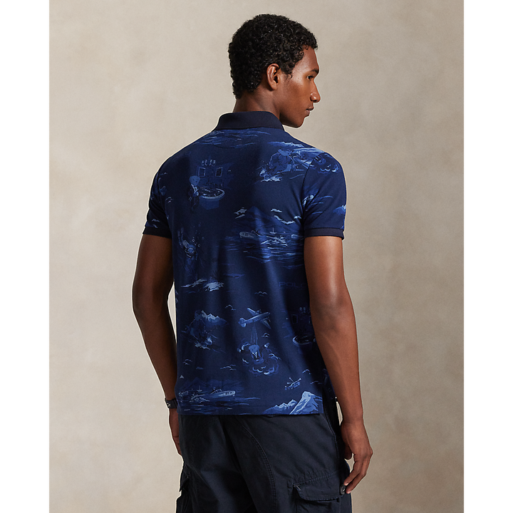 PRL Custom Slim Fit Polo Bear Mesh Polo/Polo majica 710P04012001