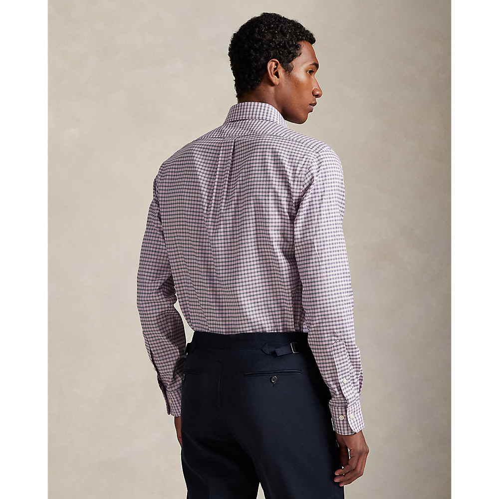 PRL  Custom Fit Gingham Pinpoint Oxford Shirt/ Košulja 712969014005