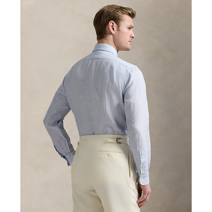 PRL Custom Fit Striped Linen Shirt/Košulja 712969016001