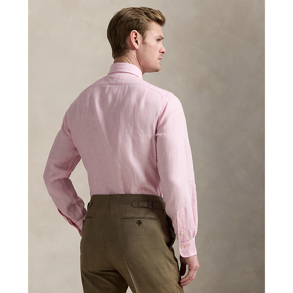 PRL Custom Fit Striped Linen Shirt/Košulja 712969016002