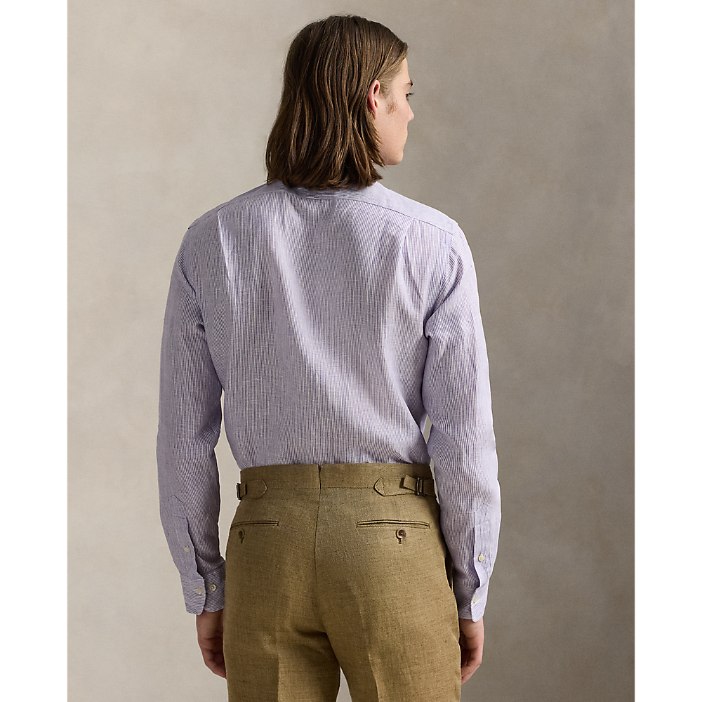 PRL Custom Fit Striped Linen Shirt/Košulja 712969016003