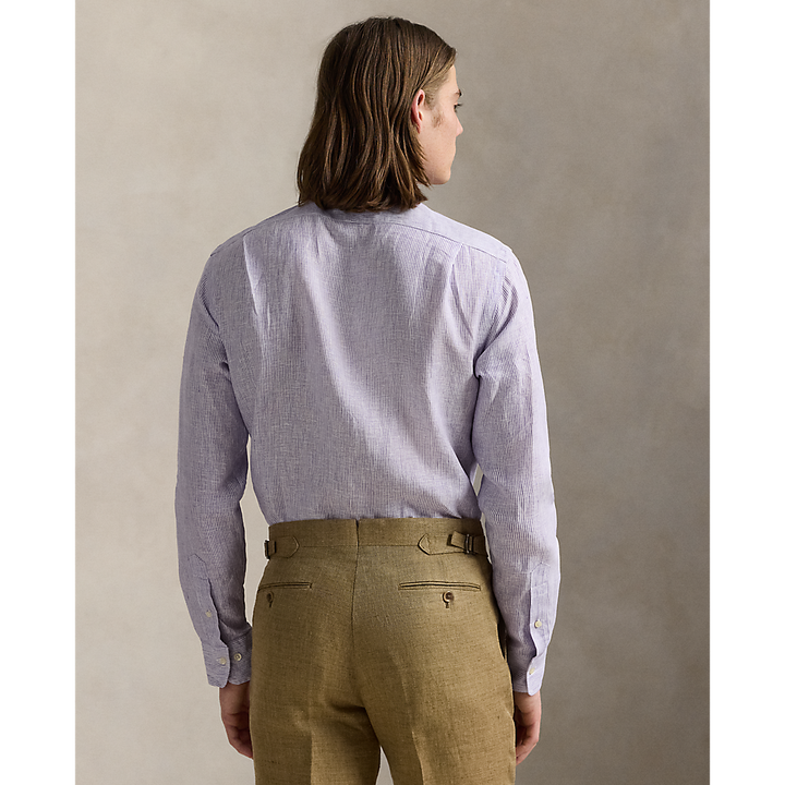 PRL Custom Fit Striped Linen Shirt/Košulja 712969016003