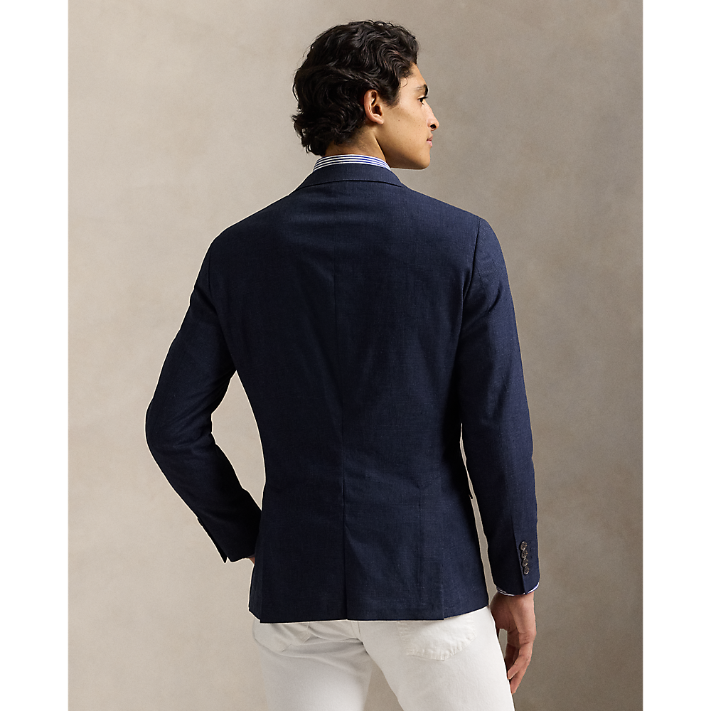 PRL Polo Modern Plaid Linen-Blend Jacket/Sako 715966379001