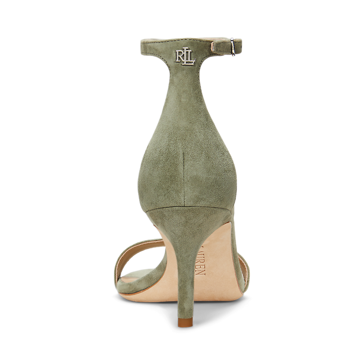 LRL Allie Mid-Heel Suede Sandal/Sandale 802959175007