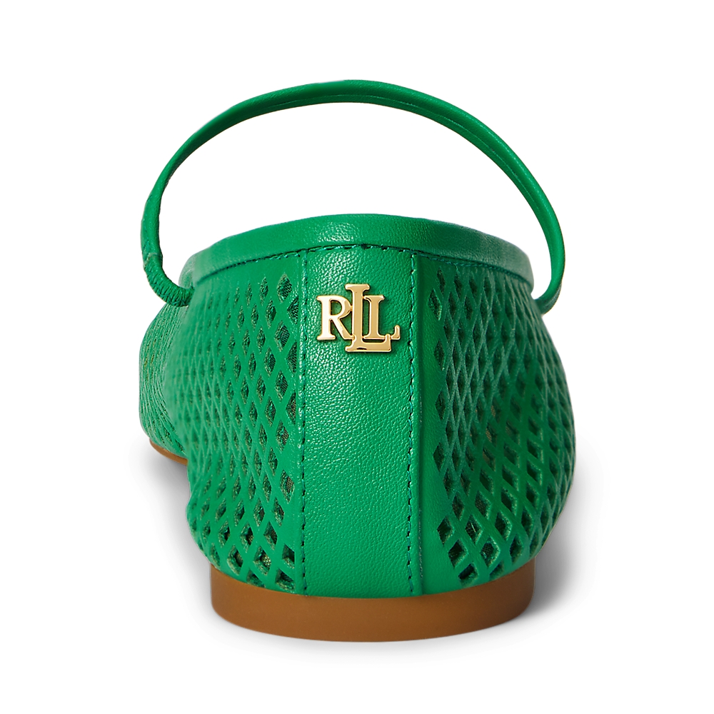 LRL Jayna Perforated Leather Mary Jane Flat/Balerinke 802P04176005