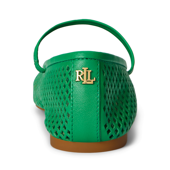 LRL Jayna Perforated Leather Mary Jane Flat/Balerinke 802P04176005