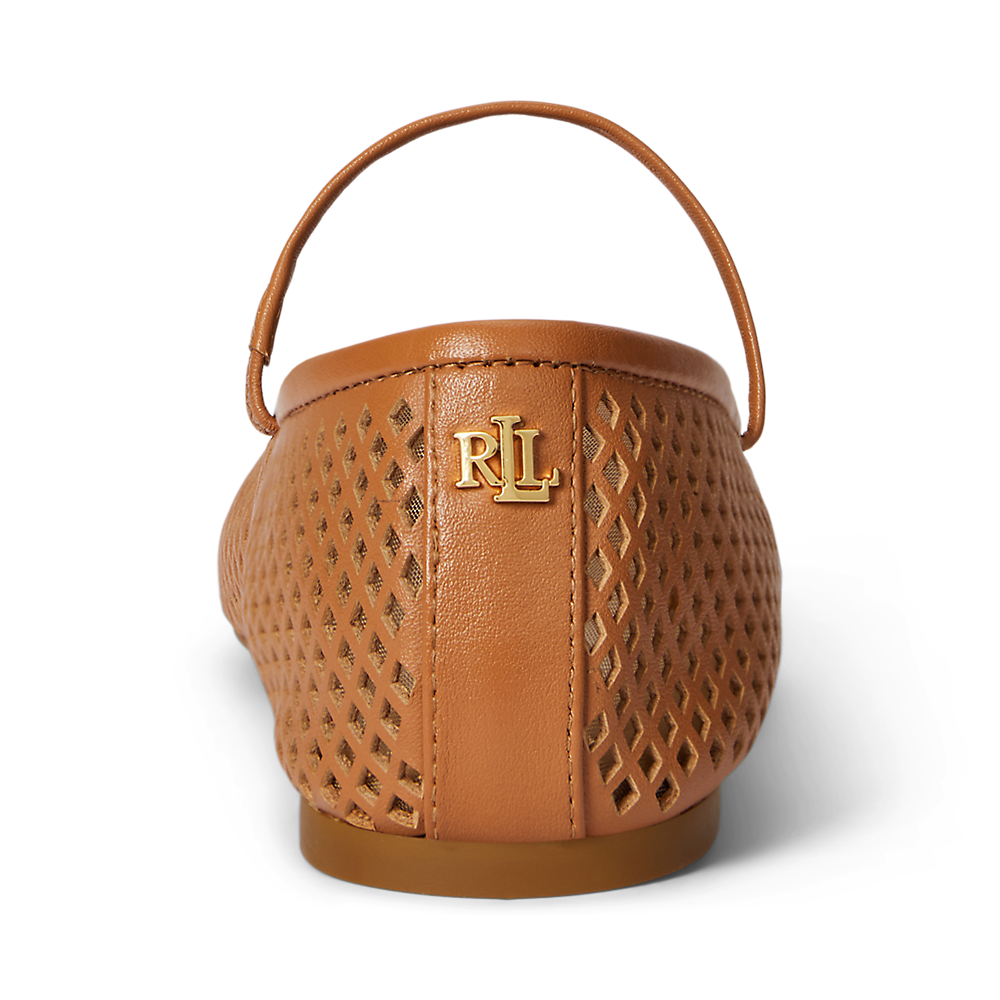 LRL Jayna Perforated Leather Mary Jane Flat/Balerinke 802P04176006