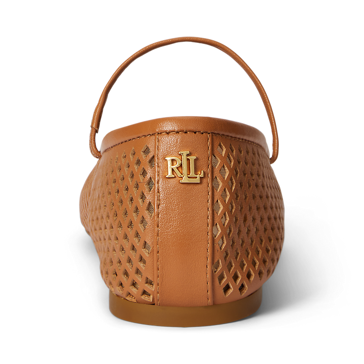 LRL Jayna Perforated Leather Mary Jane Flat/Balerinke 802P04176006