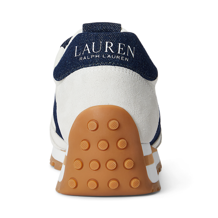 LRL Dani Denim-Trim Leather & Suede Trainer/Tenisice 802P04426001