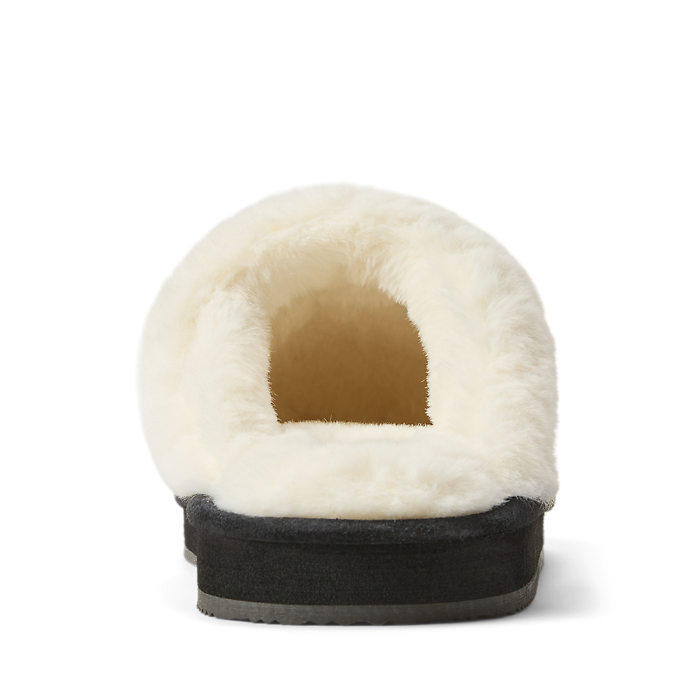 PRL Polo Bear Suede & Faux-Fur Slipper/Papuče 842P03594002